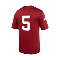 #5 Arkansas Razorbacks Nike Untouchable Football Jersey – Cardinal