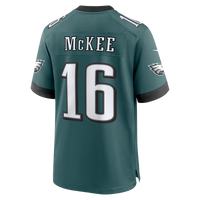 Philadelphia Eagles Tanner McKee Nike Midnight Green Team Game Jersey