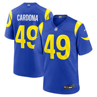Los Angeles Rams Joe Cardona Nike Royal Team Game Jersey