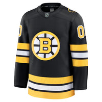Boston Bruins Fanatics Black Home Premium Custom Jersey