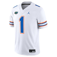 #1 Florida Gators Jordan Brand Game Jersey - White