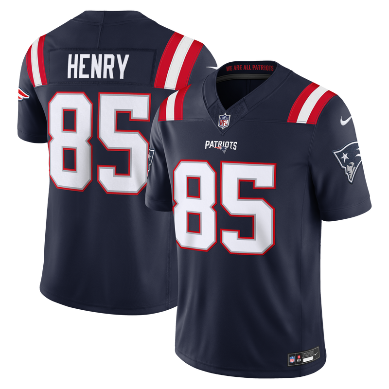 New England Patriots Hunter Henry Nike Navy Team Vapor F.U.S.E. Stitched Limited Jersey