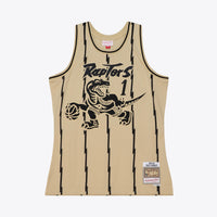 Toronto Raptors Mitchell & Ness Tracy McGrady 1998 Swingman Jersey - Khaki