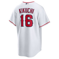 Los Angeles Angels Yusei Kikuchi Nike White Home Replica Jersey