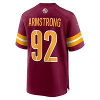 Washington Commanders Dorance Armstrong Nike Burgundy Game Jersey