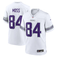Minnesota Vikings Randy Moss Nike White Alternate Retired Player Game Jersey