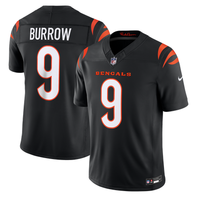 Cincinnati Bengals Joe Burrow Nike Black Team Vapor F.U.S.E. Stitched Limited Jersey