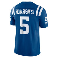 Indianapolis Colts Anthony Richardson Sr. Nike Royal Vapor F.U.S.E. Limited Jersey