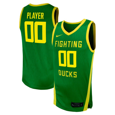 Oregon Ducks Nike NIL Pick-A-Player Basketball Replica Jersey - Green