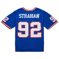 New York Giants Michael Strahan Mitchell & Ness Royal Big & Tall 1993 Retired Player Replica Jersey