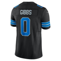 Detroit Lions Jahmyr Gibbs Nike Black 2nd Alternate Vapor F.U.S.E. Limited Jersey