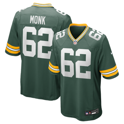 Green Bay Packers Jacob Monk Nike Green Game Jersey