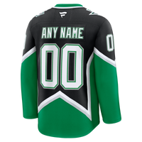 Dallas Stars Fanatics Black Alternate Premium Custom Jersey