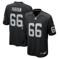 Las Vegas Raiders Dylan Parham Nike Black Game Player Jersey
