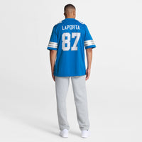 Detroit Lions Sam LaPorta Nike Blue Game Jersey
