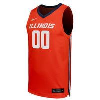 Illinois Fighting Illini Nike NIL Pick-A-Player Basketball Replica Jersey - Orange