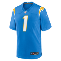 Los Angeles Chargers Number 1 Groom Nike Powder Blue Game Jersey