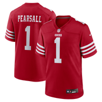 San Francisco 49ers Ricky Pearsall Nike Scarlet Team Game Jersey