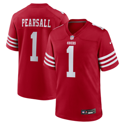 San Francisco 49ers Ricky Pearsall Nike Scarlet Team Game Jersey