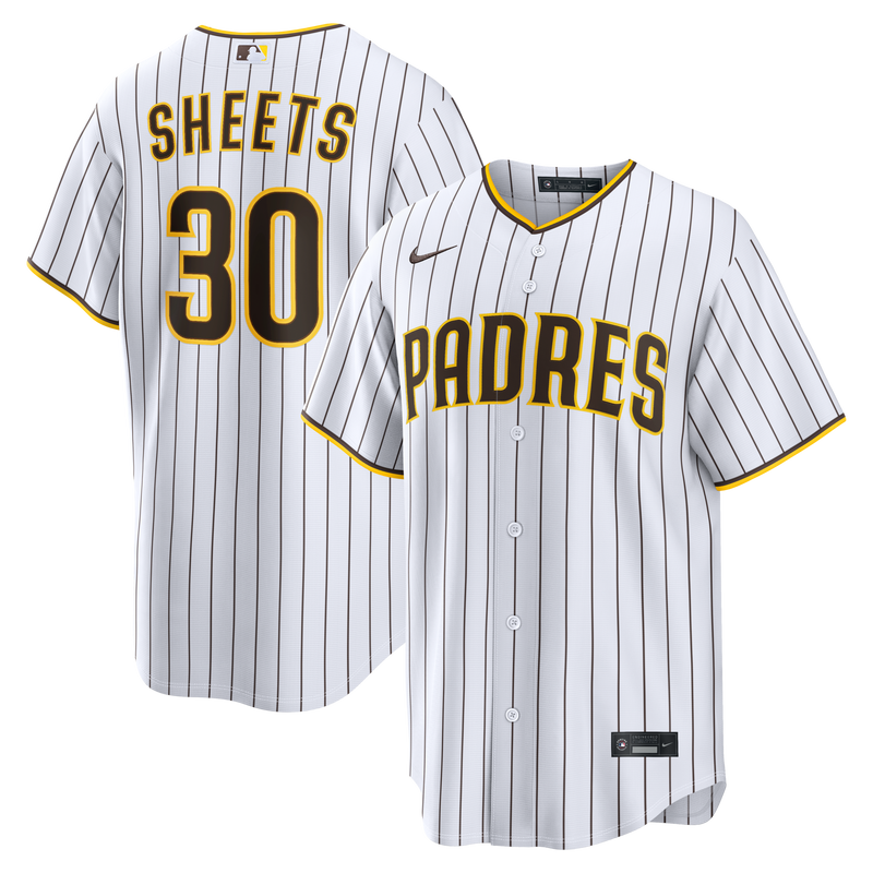 San Diego Padres Gavin Sheets Nike White Home Replica Jersey