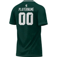 Michigan State Spartans GameDay Greats NIL Pick-A-Player Lightweight Soccer Jersey - Green