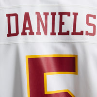 Washington Commanders Jayden Daniels Nike White Game Super Bowl Era Jersey