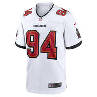 Tampa Bay Buccaneers Calijah Kancey Nike White Game Jersey