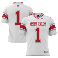 #1 Western Kentucky Hilltoppers GameDay Greats Endzone Football Jersey - White