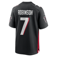 Atlanta Falcons Bijan Robinson Nike Black Game Jersey