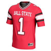 #1 Ball State Cardinals GameDay Greats Endzone Football Jersey - Cardinal