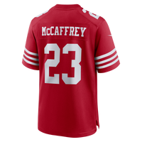 San Francisco 49ers Christian McCaffrey Nike Scarlet 80th Anniversary Game Jersey