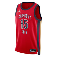 New Orleans Pelicans Jordan Brand Statement Edition Swingman Jersey - Red - Jose Alvarado