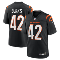 Cincinnati Bengals Oren Burks Nike Black Team Game Jersey