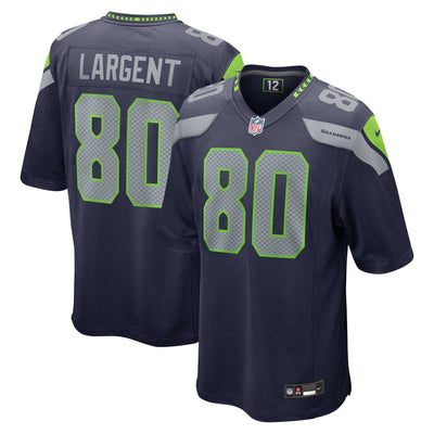 Seattle Seahawks Steve Largent Nike College Navy Retired Player Game Jersey