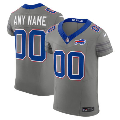 Buffalo Bills Nike Gray Nickel City Vapor F.U.S.E. Custom Elite Jersey