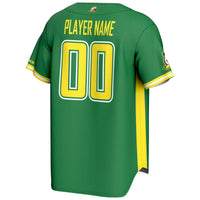 Oregon Ducks GameDay Greats NIL Pick-A-Player Lightweight Baseball Jersey - Green