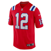 New England Patriots Tom Brady Nike Red Retired Player Alternate Game Jersey