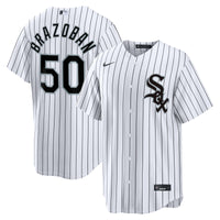 Chicago White Sox Huascar Brazoban Nike White Home Replica Jersey