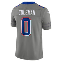 Buffalo Bills Keon Coleman Nike Gray Nickel City Vapor F.U.S.E. Stitched Limited Jersey