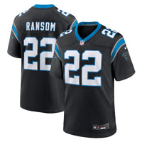 Carolina Panthers Lathan Ransom Nike Black Team Game Jersey