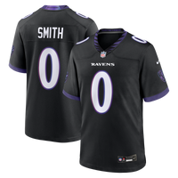 Baltimore Ravens Roquan Smith Nike Black Alternate Game Jersey