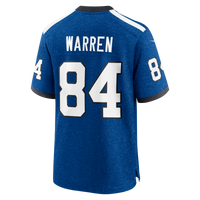 Indianapolis Colts Tyler Warren Nike Heather Royal Alternate 2 Indiana Nights Game Jersey