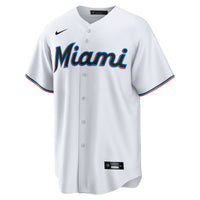 Miami Marlins Xavier Edwards Nike White Home Replica Jersey
