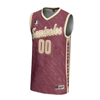 Florida State Seminoles GameDay Greats NIL Pick-A-Player Basketball Highlight Print Lightweight Jersey - Garnet