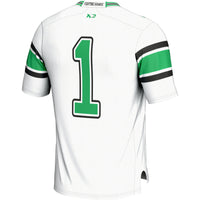 #1 North Dakota GameDay Greats Endzone Football Jersey - White