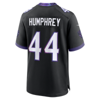 Baltimore Ravens Marlon Humphrey Nike Black Alternate Game Jersey