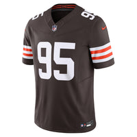 Cleveland Browns Myles Garrett Nike Brown Vapor F.U.S.E. Limited Jersey