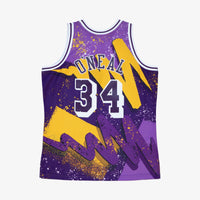 Los Angeles Lakers Mitchell & Ness Shaquille O'Neal 1996 Hyper Hoops Swingman Jersey - Dark Purple