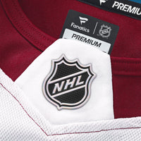 Colorado Avalanche Fanatics White Away Premium Custom Jersey