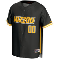 Missouri Tigers GameDay Greats NIL Pick-A-Player Lightweight Baseball Jersey - Black